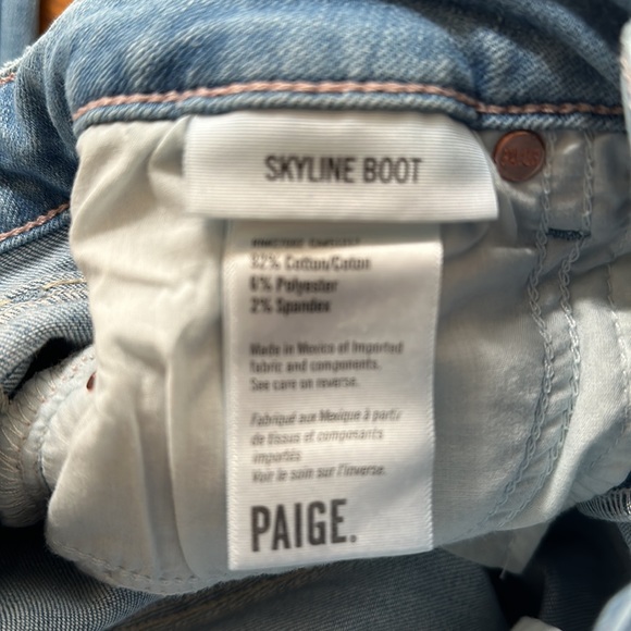 Paige Jeans Skyline Boot Sz 26 x 31.5 - Picture 6 of 8